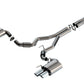 Borla 2024 Ford Mustang GT 5.0L V8 3 in ATAK Catback Non-Active Exhaust- Chrome Quad Tip 140970