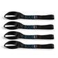 Borne Off-Road Soft Loop Tie-Down Straps (4-Pack) Black BNRTC-SLP-4BK