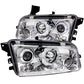 Anzo 2006-2010 Dodge Charger Projector Headlights w/ Halo Chrome