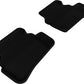 3D MAXpider 2008-2014 Mercedes-Benz C-Class Sedan W204 Kagu 2nd Row Floormats - Black L1MB00921509