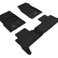 3D MAXpider 15-22Chevrolet Colorado Crew Cab Elegant 1st 2nd Row - Floor Mat Set (Black) L1CH06704709