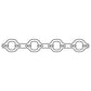 Cometic Gasket Cometic Ford Windsor .060in HTS Exhaust Mani Gskt Set-1.422in x 1.625in C15651-060
