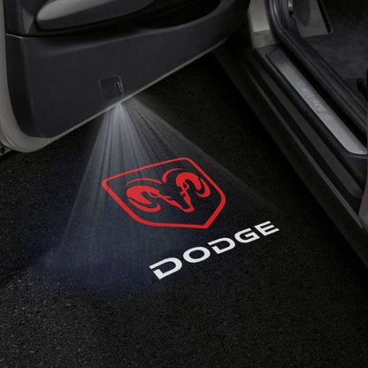 Dodge Attitude 1st/2nd/4th Gen Door Stick On Puddle Lights Various Designs 2006-2026