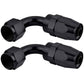 10AN/8AN/6AN Fitting Stainless Steel Braided Oil Fuel Hose Line Kit 5Feet Black
