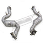 Catted High Flow 304 Stainless Exhaust Downpipe for Audi RS6 C7 4.0TT