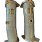 SPDZ1 2020+ C8 Chevrolet Corvette High Flow Downpipes With Heat Shields 3" 6.2L LT2 Version 2