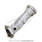 Straight Free Flow Stainless Steel Down Pipe for Porsche Macan Turbo 2.0 21-24