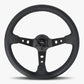 The Daytona | Black Leather | Black Spoke | Black Stitch