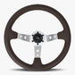 The Daytona | Nappa Brown Leather  | Silver Spoke | Brown Stitch