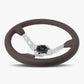 The Daytona | Nappa Brown Leather  | Silver Spoke | Brown Stitch