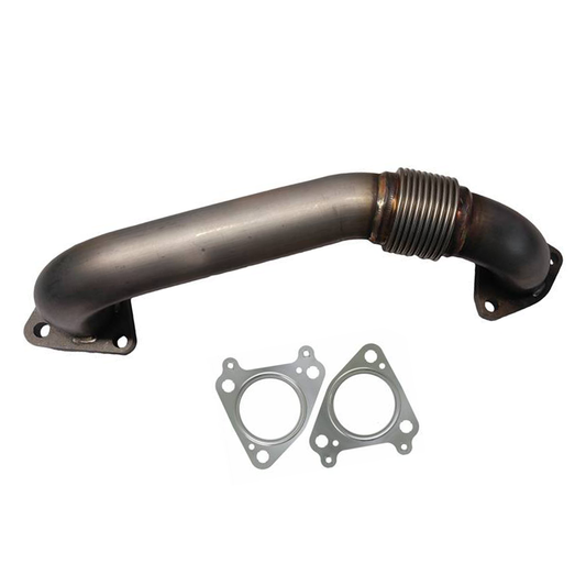 Rudy's Heavy Duty Replacement Drivers Side Up Pipe For 01-04 LB7 Duramax Diesel