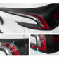 Dry Carbon Fiber Tail Light Cover for Model 3 Highland (2 pcs)