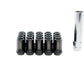 Megan Racing Heptagon Lug Nuts 35mm M12x1.25 Black Open-Ended