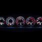 Megan Racing Oil Temp Gauge 52mm LED Red Needle - MG-OT