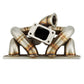 D Series AC PS Compatible T3 Turbo Manifold GSR D15 D16 For Honda Civic EG EK DC2 44mm