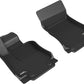 3D MAXpider 17-21 Alfa Romeo Giulia RWD / Giulia Quadrifoglio Kagu 1st Row Floormats - Black L1AR00111509