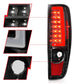 ANZO 2004-2012 Chevrolet Colorado/ GMC Canyon LED Tail Lights w/ Light Bar Black Housing 311382