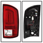 Spyder 07-09 Dodge Ram 2500/3500 V3 Light Bar LED Tail Lights - Red Clear (ALT-YD-DRAM06V3-LBLED-RC) 5084286