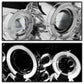 Spyder Ford Mustang 99-04 Projector Headlights LED Halo Chrome High H1 Low H1 PRO-YD-FM99-1PC-AM-C 5010452