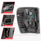ANZO 1999-2004 Jeep Grand Cherokee LED Tail Lights w/ Light Bar Black Housing Clear Lens 311394