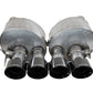 Corsa 2014-2019 Chevrolet Corvette C7 6.2L 2.75in Xtreme Valve-Back w/ Dual NPP & Quad Black Tips 14776BLK
