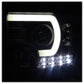 Spyder GMC Sierra 14-16 Projector Headlights Light Bar DRL Black PRO-YD-GS14-LBDRL-BK 5080523