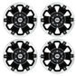 Ford Racing 19-21 Ranger 18x8in 4 Wheel Kit w/TPMS - Gloss Black w/ Machined Face M-1007K-DC18X8BMF