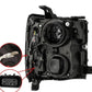 AlphaRex 15-19 Chevy Silverado 2500/3500 LUXX-Series Proj. Headlights Chrome w/Actv SeqSig & DRL 880099 *Discontinued