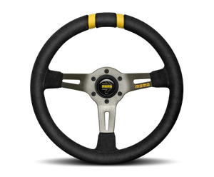 Momo MODDRIFT Steering Wheel 330 mm - Black Suede/Anth Spokes/2 Stripes