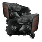 SPYDER Xtune Nissan Titan 04-14 (04-07 OE Style ) OEM Amber Head Lights Set Black Smoked HD-JH-NTI04-AM-BSM 9030383