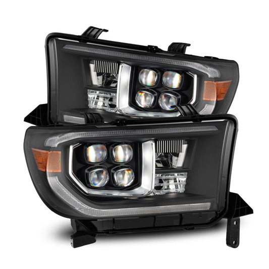 AlphaRex 07-13 Toyota Tundra / 08-17 Sequoia NOVA LED Proj HL Black w/Actv Light Seq. Sig + DRL 880818 *Discontinued