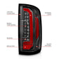 ANZO 15-21 Chevrolet Colorado Full LED Tail Lights w/ Red Lightbar Black Housing Clear Lens 311432