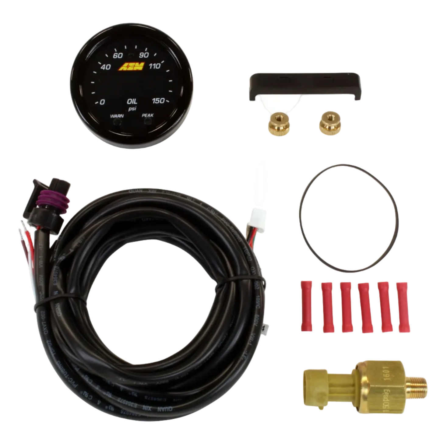 AEM X-Series Fluid Pressure Gauge Kit