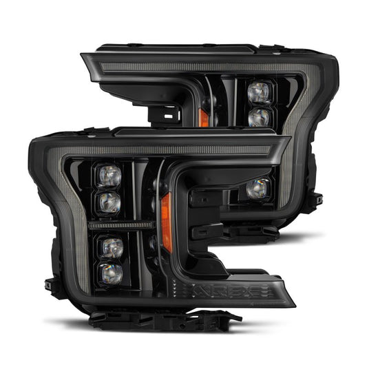 AlphaRex 18-20 Ford F-150 NOVA LED Proj Headlight Alpha Blk (14th Gen G2 Style) 880249 *Discontinued