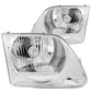 Anzo 1997-2003 Ford F-150 Crystal Headlights Chrome