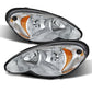 SPYDER Xtune Chrysler Pt Cruiser 06-10 Halogen Only Headlights -Chrome HD-JH-CHRPT06-AM-C 9026263