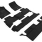3D MAXpider 15-20 Chevrolet Tahoe With Bench 2nd Row Elegant 1st 2nd 3rd Row - Floor Mat Set (Black) L1CH06204709