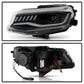 Spyder Chevy Camaro 16-18 HID Model Full LED Headlights Black PRO-YD-CCAM16HIDAP-SEQ-BK 5087355