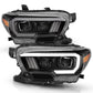 Anzo  16-17 Toyota Tacoma Projector Headlights w/ Plank Style Design