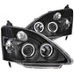 Anzo 2002-2004 Honda Civic Projector Headlights w/ Halo Black