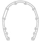Cometic Gasket Cometic Chevy Gen-1 Small Block V8 Timing Cover Gasket .031in Fiber - 10 Pack CP15615