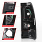 ANZO 2003-2006 Chevy Silverado 1500 LED Taillights Plank Style Black w/Clear Lens 311327