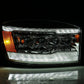 AlphaRex 06-08 Dodge Ram 1500HD NOVA LED Proj Headlights Plank Style Blk w/Seq Signal/DRL/Amber LED 880537 *Discontinued