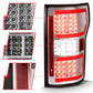 ANZO 2018-2019 Ford F-150 LED Taillight Chrome (Red Light Bar) (w/ Sequential) 311316
