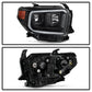 SPYDER xTune 14-17 Toyota Tundra DRL LED Light Bar Projector Headlights - Black (PRO-JH-TTU14-LB-BK) 9043024