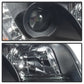 Spyder Audi A6 02-04 Projector Headlights Halogen Model Only - DRL Black PRO-YD-ADA601-DRL-BK 5008657
