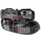 Spyder Honda Civic 92-95 3DR LED Tail Lights Black ALT-YD-HC92-3D-LED-BK 5004727