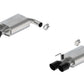 Ford Racing 2024 Mustang 2.3L Extreme Non-Active Axle-Back w/GT Valance - Black Tip M-5230-M2EBV