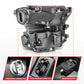 ANZO 15-17 Ford F-150 LED Projector Headlights - w/ Light Bar Switchback Black Housing 111547