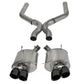 Corsa Performance 13-13 Ford Mustang Shelby GT500 5.8L V8 Black Sport Axle-Back